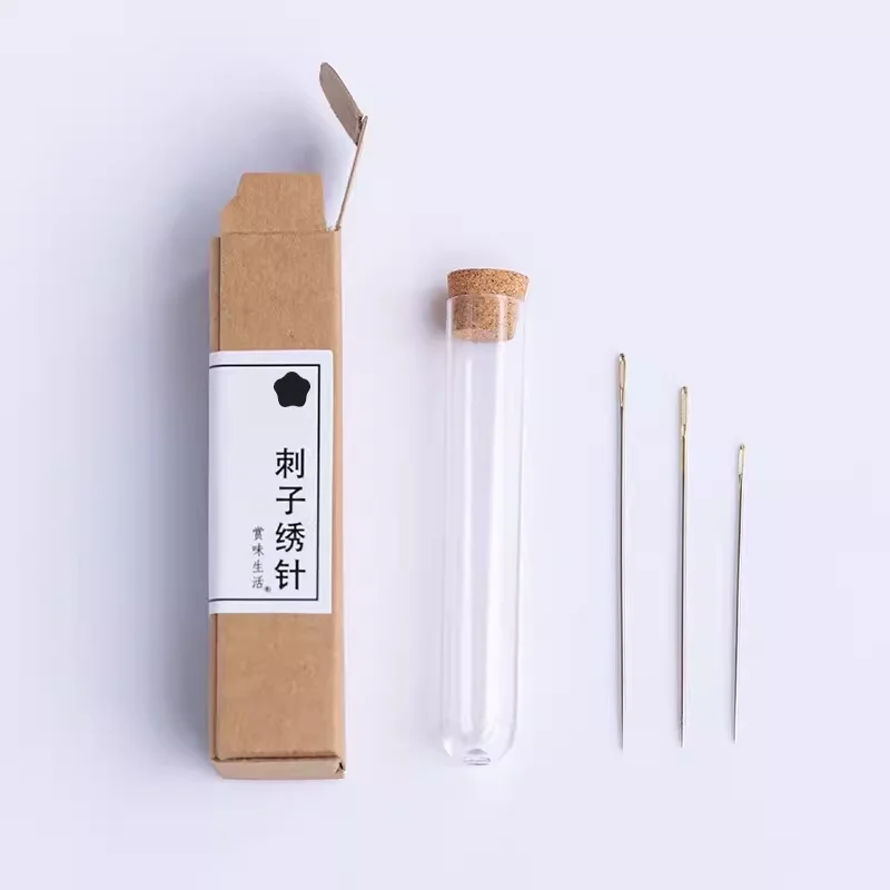 Home Diy Embroidery Tool Sashiko Needle,3pcs (different length) Sashiko Accessory Sashiko Needle