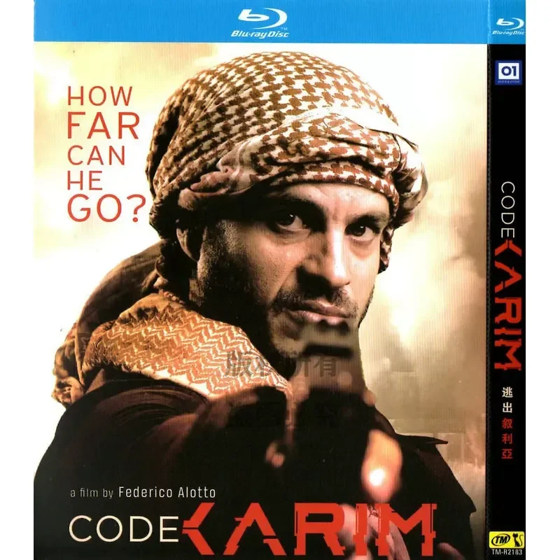 

Blu-ray Italian Thriller Movie Escape from Syria High Definition Disc 1080P 1BD Disc Non-DVD Disc