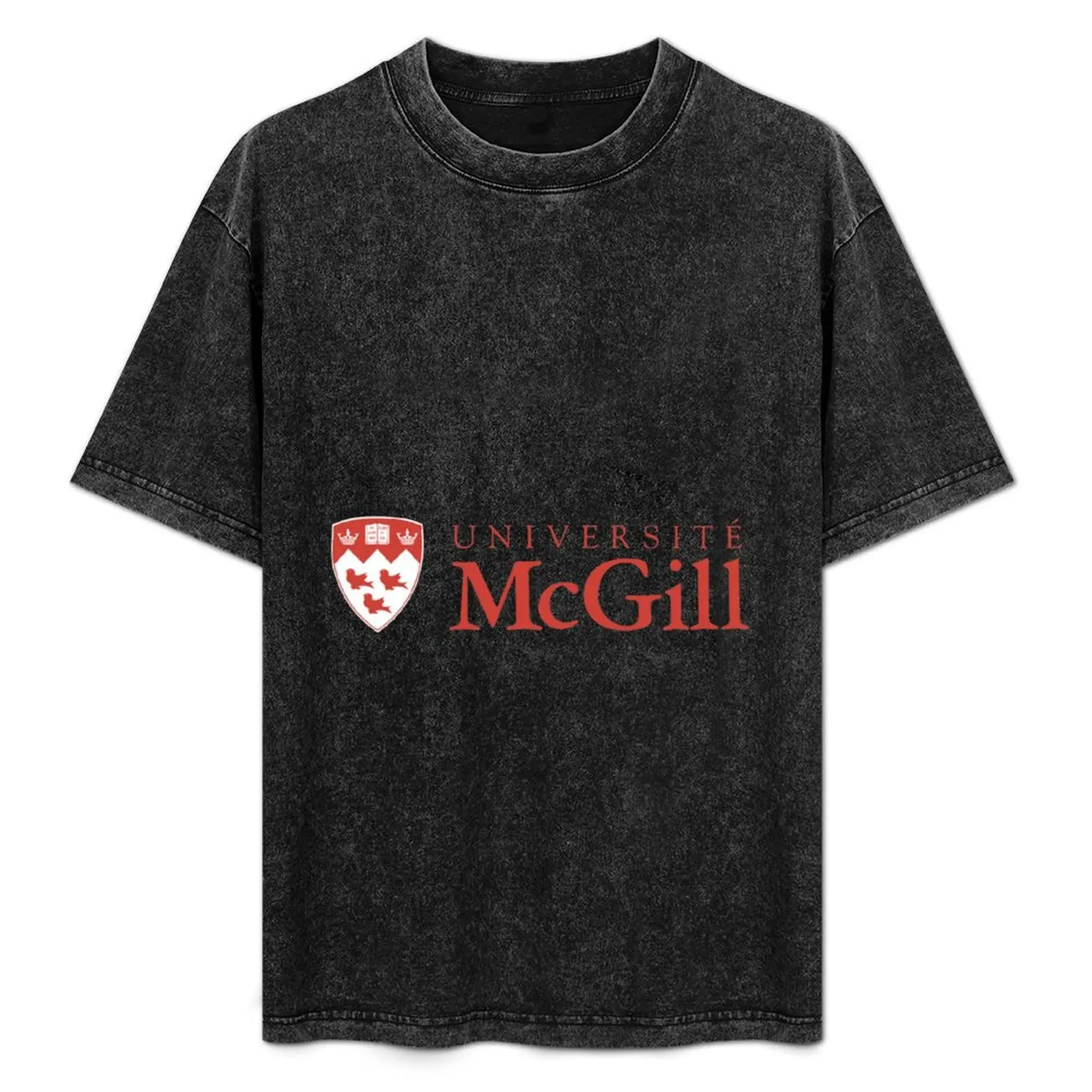 

Mcgill university T-Shirt anime figures oversized heavy weight t shirts for men