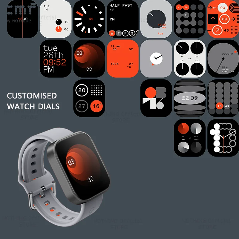 الإصدار العالمي CMF من Nothing Watch Pro 1.96 بوصة AMOLED بلوتوث 5.3 BT مكالمات مع AI للحد من الضوضاء GPS Smartwatch CMF watch Pro #5