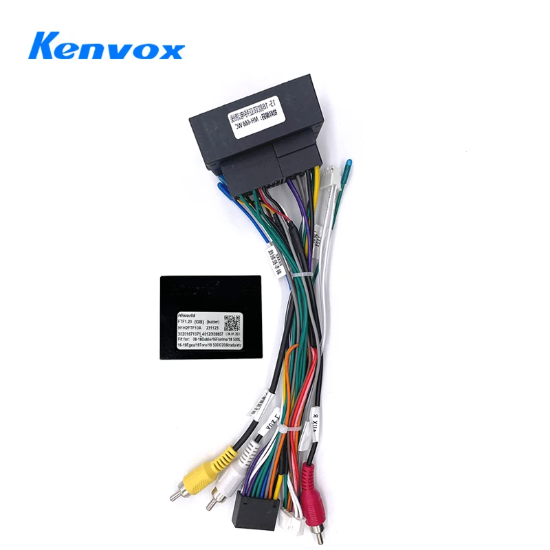 

Автомобильный радиоприемник Android Canbus Box, декодер для Fiat Doblo 500 500L Ducato, 16-контактный жгут проводов, адаптер кабеля питания