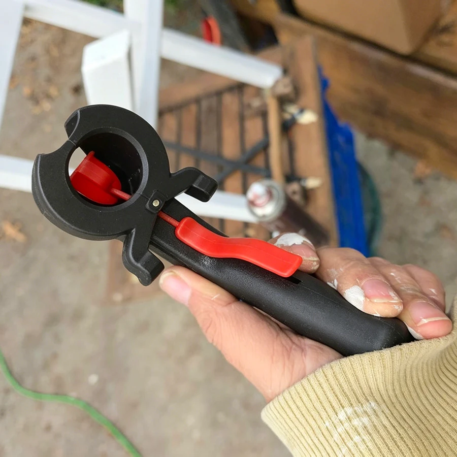 Instant Aerosol Trigger Handle Can-Gun, Converts Spray Cans to Spray Guns, Full Hand Grip, Reusable, Easy Clip-On/Off, and Unive view 5