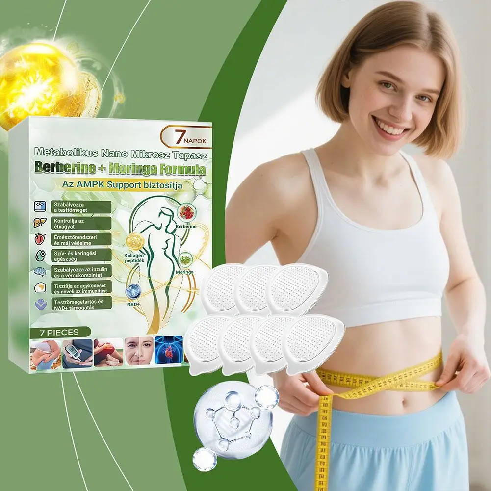 Advanced Nano Microneedle Firming Patch ≤0.3mm Moringa Infused Body Shaping Daily Use Invisible Comfort Sticker Women Men Care