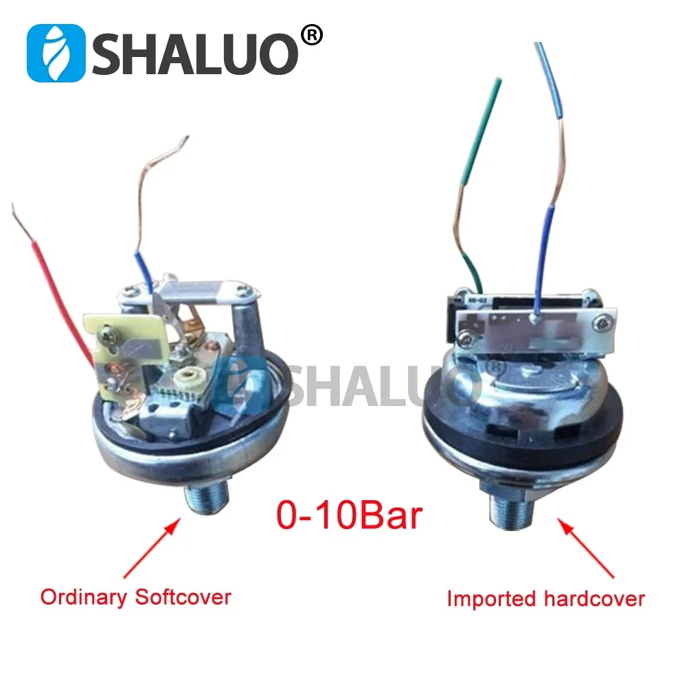 Imported 1/4NPT 1/8NPT Oil Pressure Sensor 0 to 10 Bars Diesel Generator Parts plug Alarm Pressure Sensor Switch High Quality