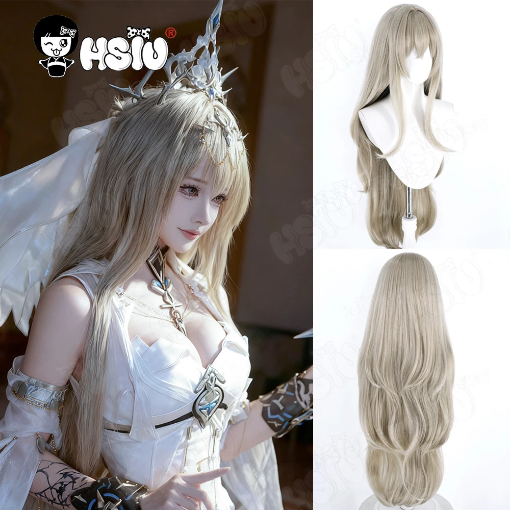 

Бьянка ‌ Парик для косплея Синтетический парик из волокна「HSIU」95 см Длинный парик из смешанного льна + шапочка для парика ИГРА ПАНКИНГ: СЕРЫЙ РАВЕН Бьянка ‌ Косплей