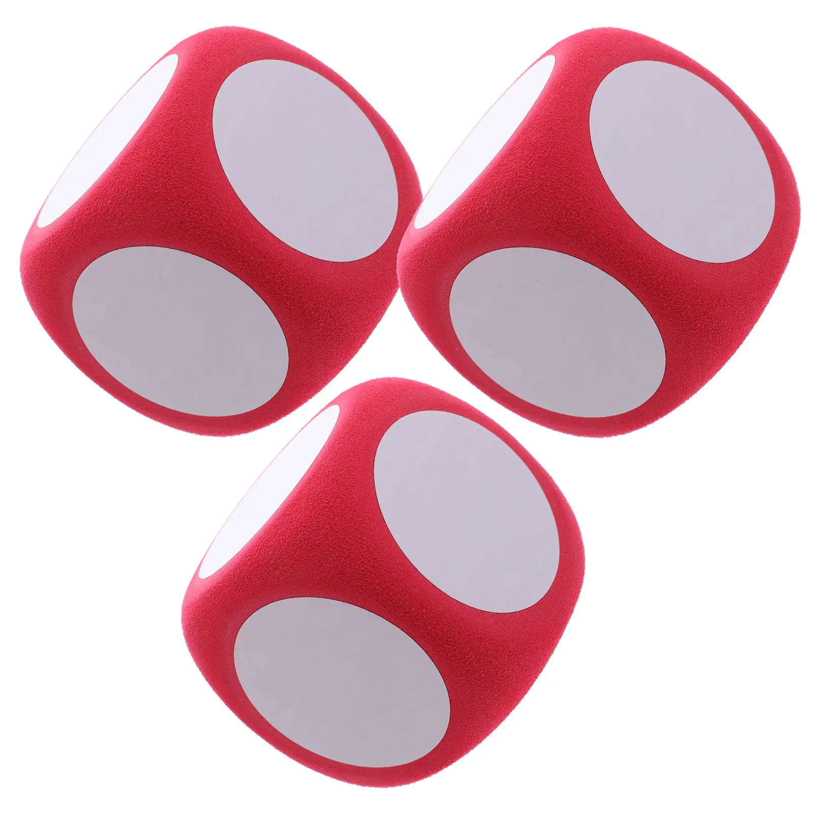 

3pcs Jumbo Foam Reusable Dry Erase Blank Cubes Creative Teaching Tools Classroom Activity Math Learning Kids Diy Friendly