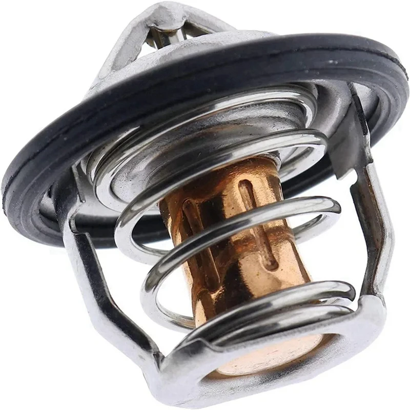 New-2X 19434-73014 71°C Thermostat 160°F With Gasket For Bobcat 463 553 753 763 773 7753 S150 S160 S175 19434-73010 6653948
