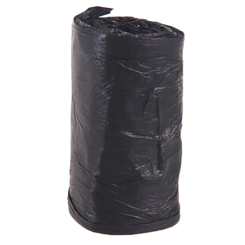 1 Roll 50X60 cm Garbage Bags Single Color Thick Convenient Environmental Plastic Disposable Black Trash Bags