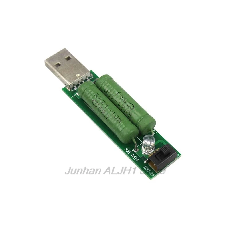 USB Charger Capacity Tester Power Meter Voltage Current Text Voltmeter with Load Resistance F1
