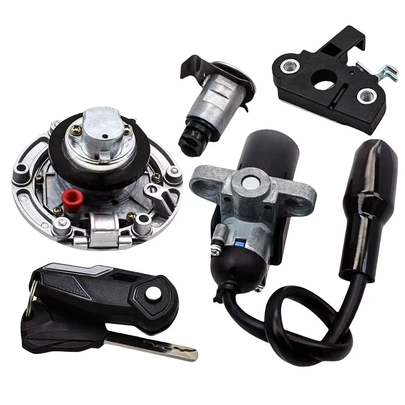 Ignition Switch Fuel Gas Cap Cover Seat Lock & 2 Keys For LONCIN VOGE 500DS LX500-A voge 500DS  LX500-A