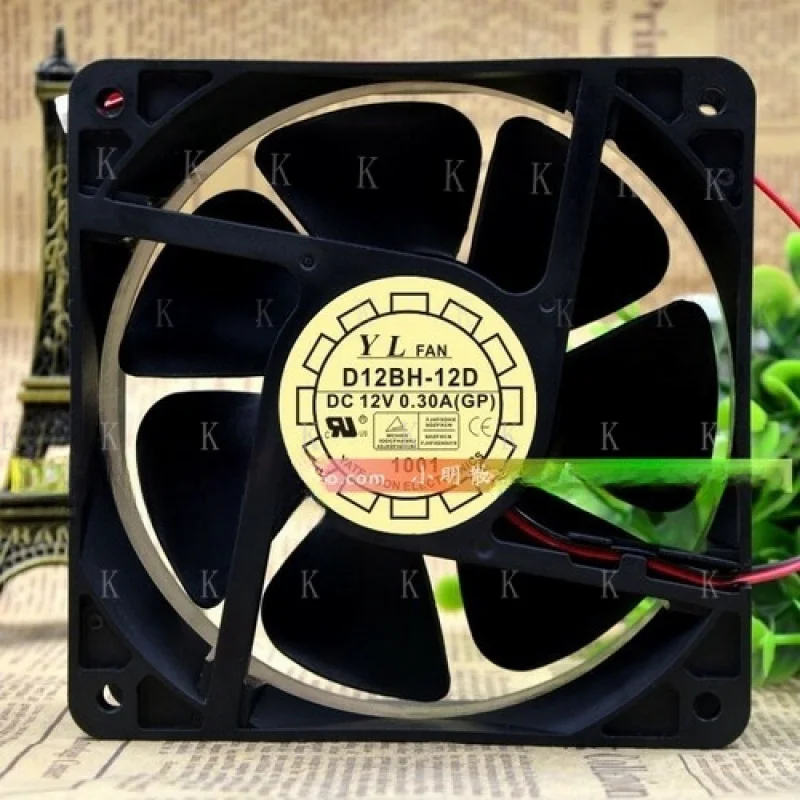 

C FOR Высокопроизводительный охлаждающий вентилятор D12BH-12D 12 В 0,3 А 120*120*38 мм