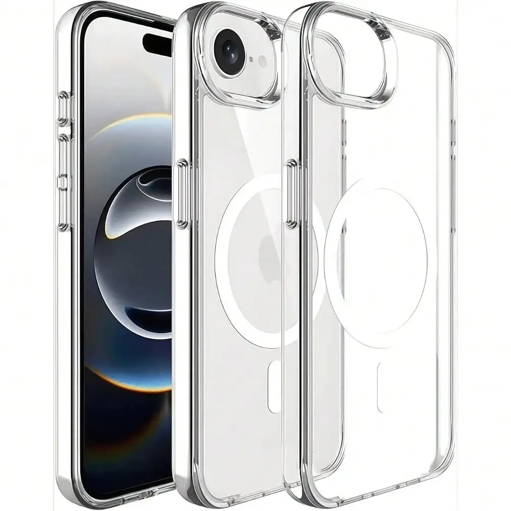 Transparent Acrylic Magnetic Phone Case — Designed for the Samsung Galaxy S22/S23 Plus/S24 PE/S25 Ultra Shock-resistant