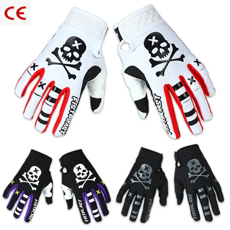 

7-color Four Seasons Long Finger Touch Screen Gloves, Motocross Mountain Bike Outdoor Cycling Gloves Snowmobile Accessories