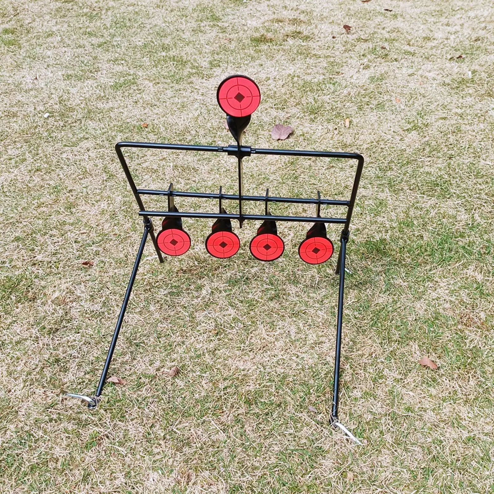 Imagem -01 - Compacto Auto Redefinir Metas Suporte Alvo Archery Caça compacto auto redefinir metas suporte alvo archery caca 01