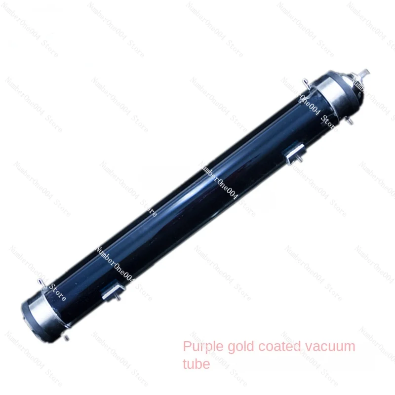 Vacuum tube solar barbecue grill outdoor smokeless portable purple gold coated vacuum tube