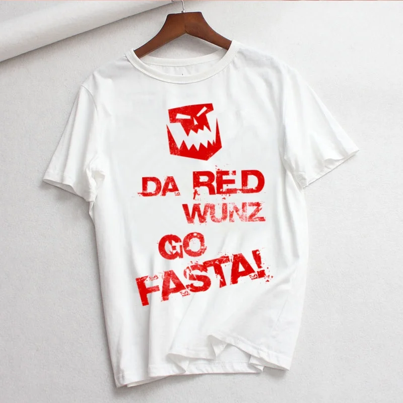 Warhammer 40k المرأة التي شيرت Harajuku سيدة إلكتروني طباعة تي شيرت مضحك الإناث تي شيرت الترفيه عادية موضة الجمالية التي شيرت #4