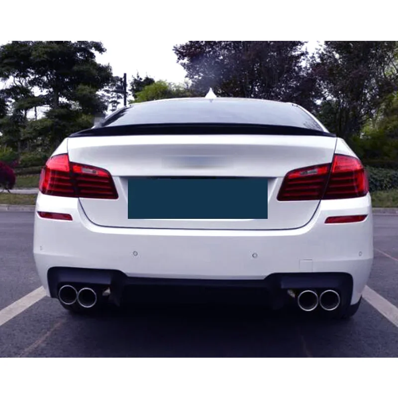 Carbon Surface Spoiler for BMW F10 5 Series 2010 11 12 13 14 15 16 17 Car Rear Ducktail Wing ABS Plastic Type P Trunk Accessorie