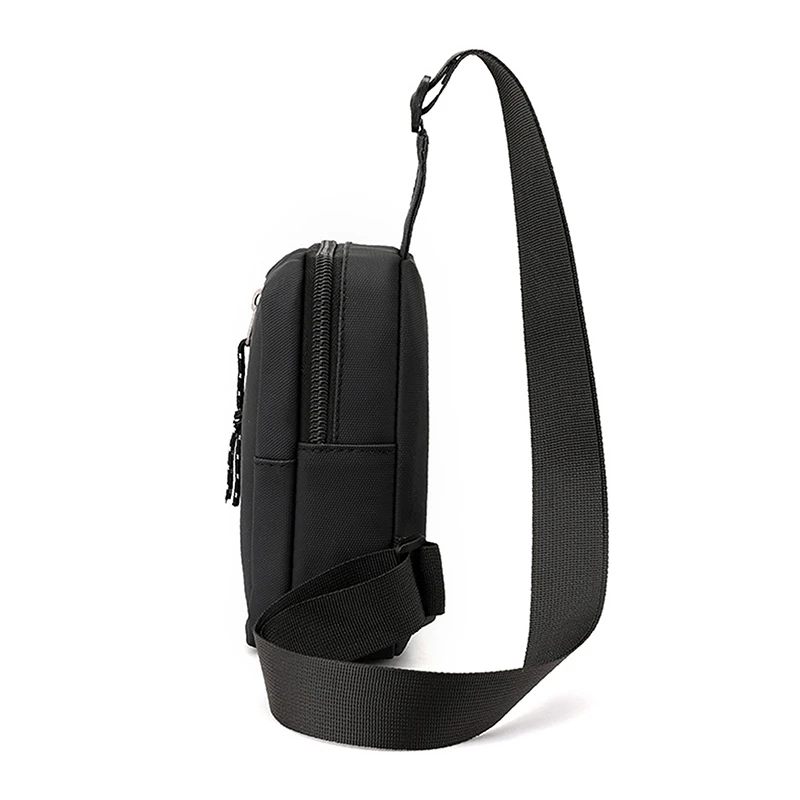 

Men's Chest Bag Fashion Small Canvas Shoulder Crossbody Bag Mini Cloth Sling Sport Phone Male Handbag