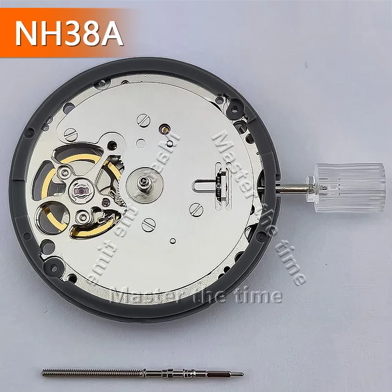 Authentisches japanisches Automatikwerk NH38/NH38A, echtes TMI-Kaliber mit Automatikaufzug für die Uhrenreparatur, Timepiece-Zubehör