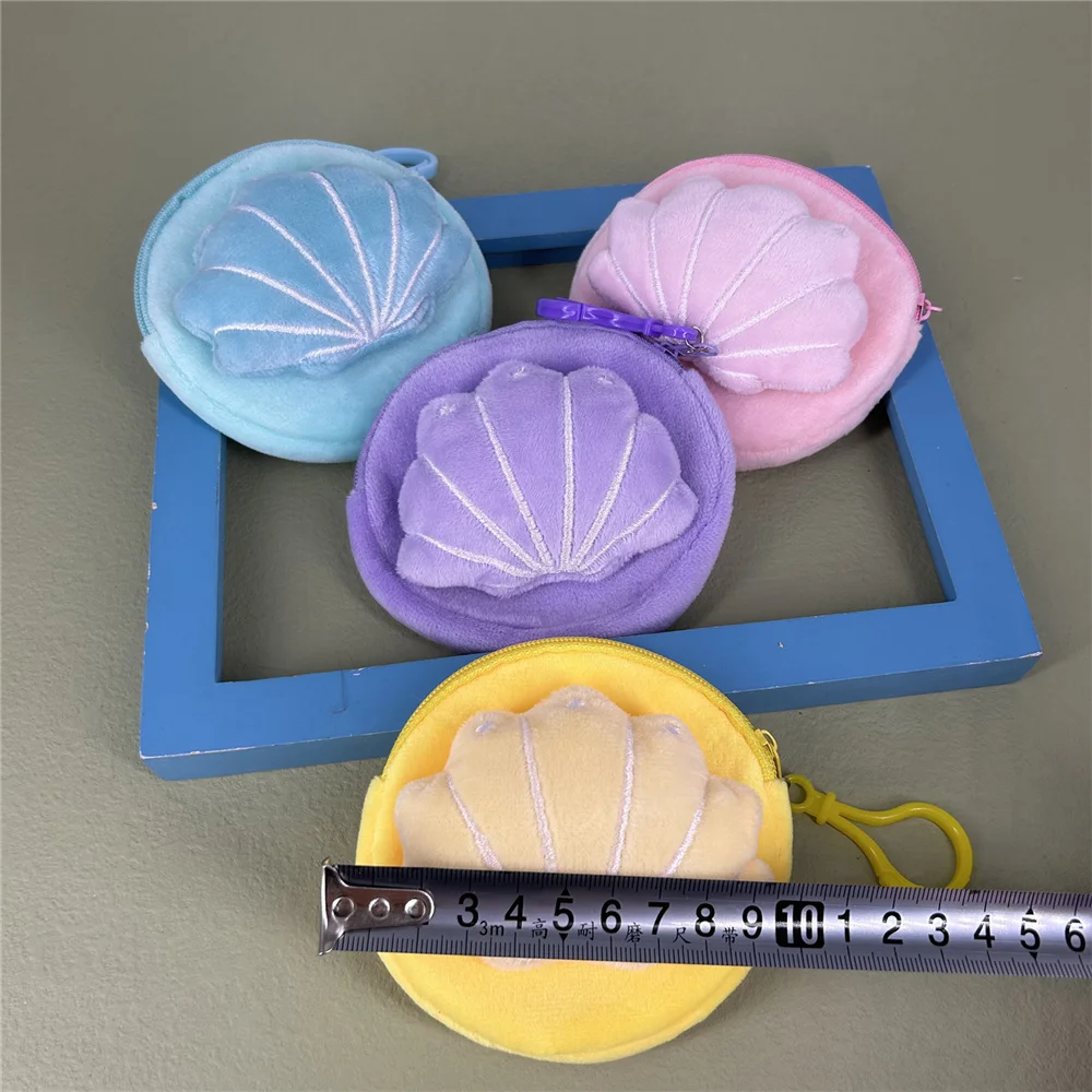 4 ألوان، 10 سم حقيبة عملات قطيفة صغيرة، محفظة جيب للعملات المعدنية