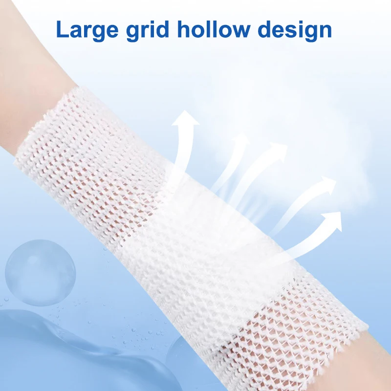 New Net Tubular Bandage Elastic Mesh Wound Dressing Tubing Gauze Breathable Comfortable Bandage For Wrist Elbow Knee Head
