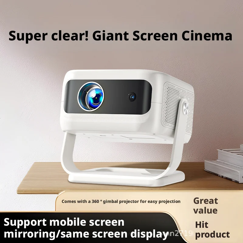 New1080PProjector Smart Android PTZA10Wireless Screen Projector HD Home Theater2026