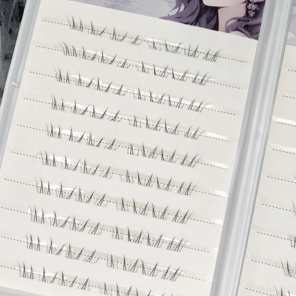 

New Lower Eyelashes Natural Little Fire Segmented Bottom Lash Individual Lash Clusters Large Capacity Under Eyelashes