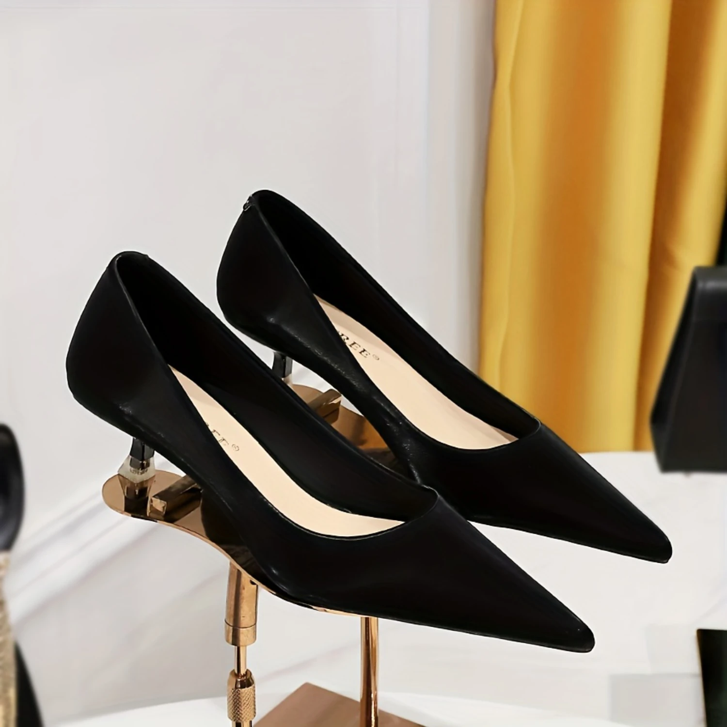 Chic Pointed-Toe Stiletto Pumps - Versatile Solid Color, Easy Slip-On, Perfect for Formal Events