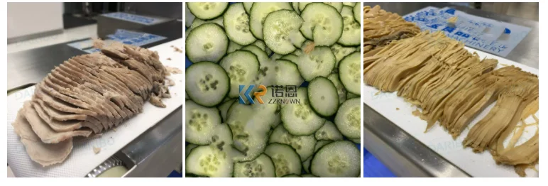 Mesin pengiris sayuran multifungsi, mesin pemotong irisan daging sapi komersial