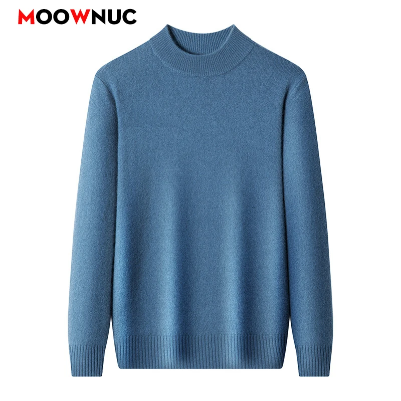 

Men's Streetwear Casual Knit Sweater Pullover Spring Autumn Fashion Hombre Male Streetwear Sweat-shirt Men Clothing Solid Color