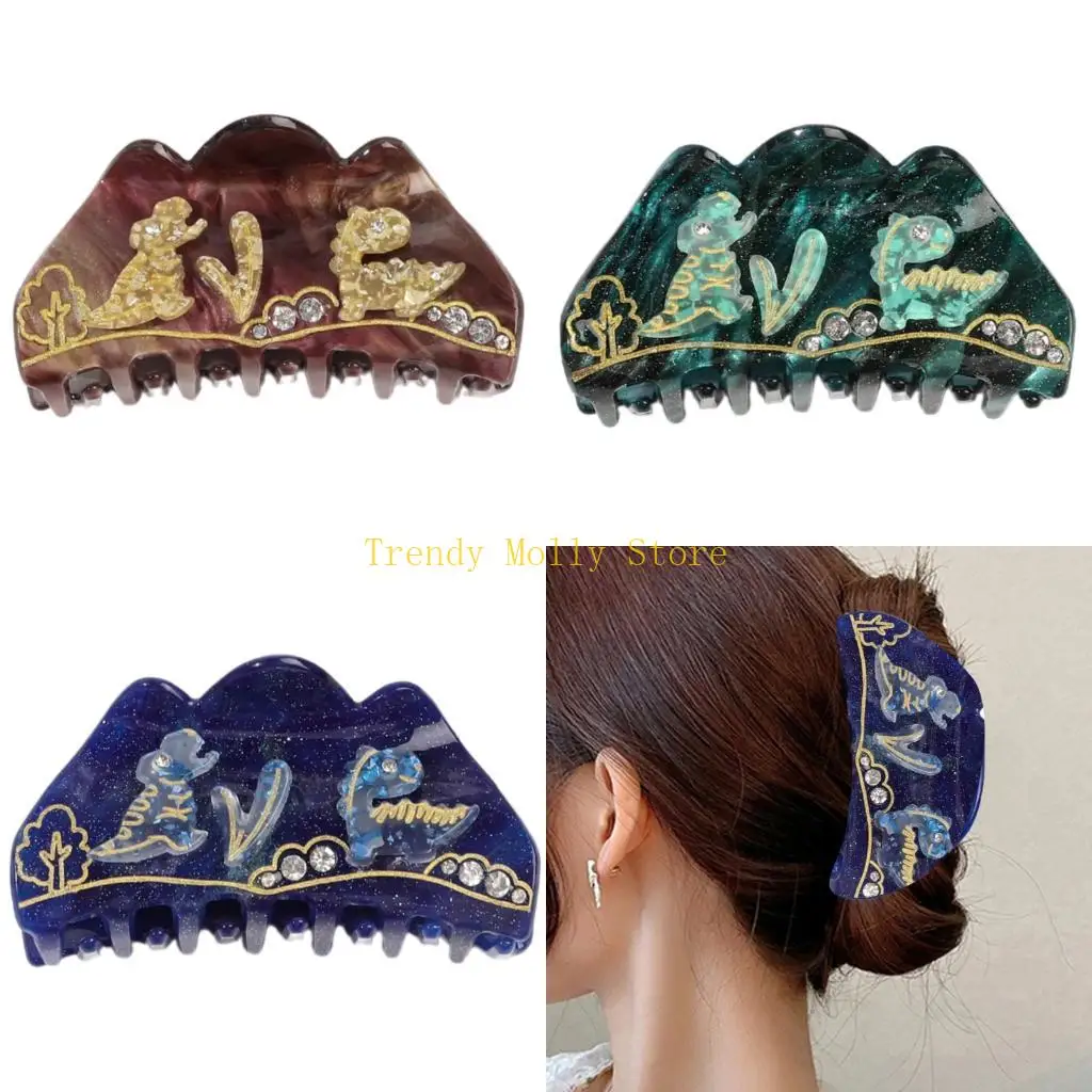 

N5KB Trendy Shark Hair Accessory Women's Hair Clip Claw for Daily Outings and