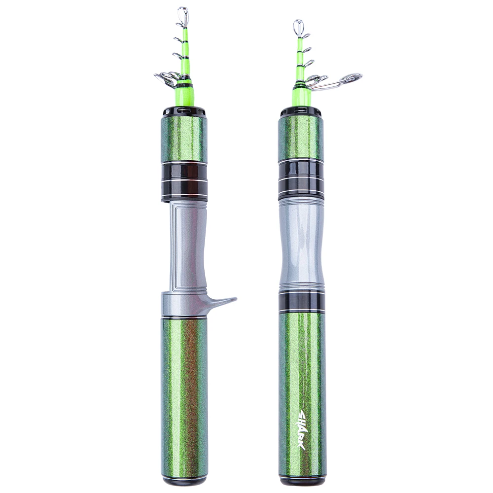 FISHINGFANS ML Teleskop-Angelrute Reiserute mit Kohlefasergriff und TITAN-Spitze Tragbare Angelrute – Detail 7