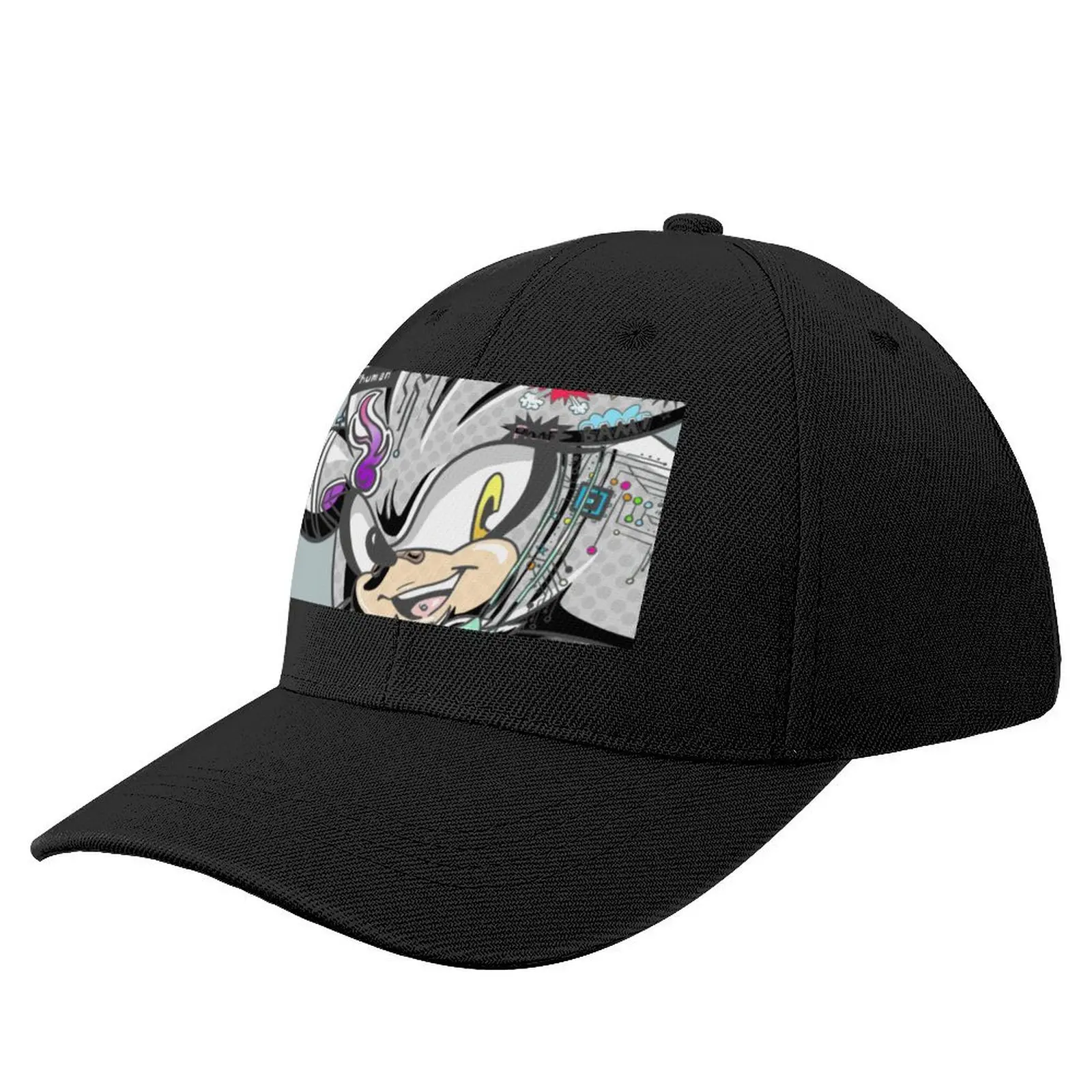 

Silver the Hedgehog Baseball Cap fishing hat black Men's Women's