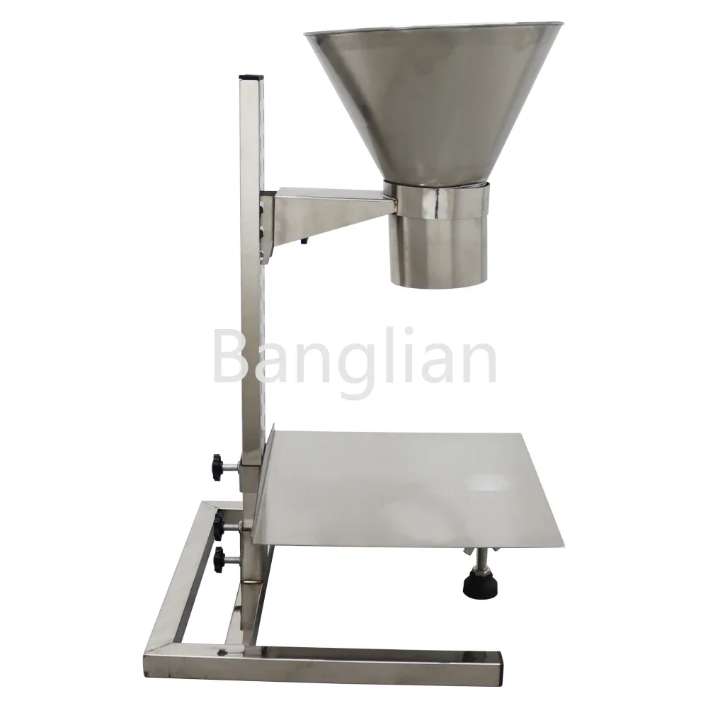 

Stainless steel powder paste particle distributor funnel with bracket, feeding hopper, outlet diameter 2cm