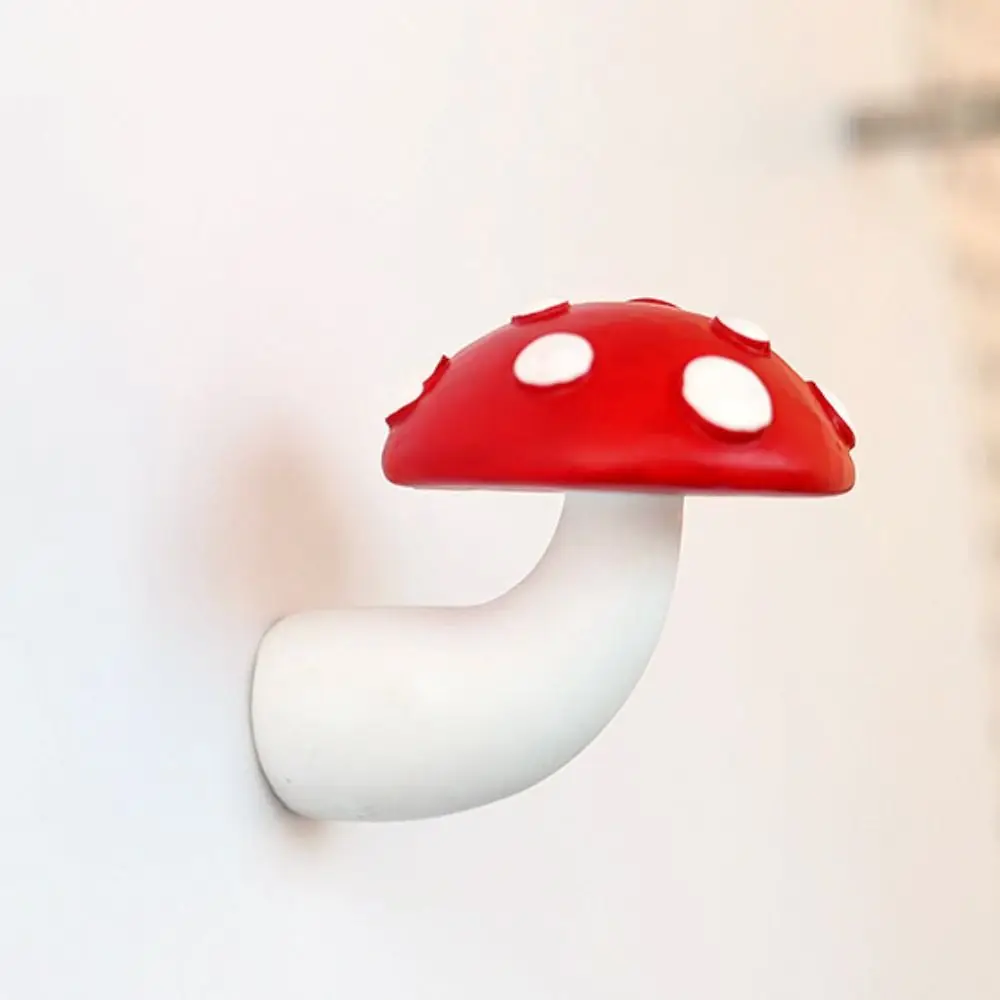 3pcs DIY Resin Red Mushroom Refrigerator Magnets Cute Exquisite Fridge Magnets Portable Creative Fridge Stickers Locker Cabinet