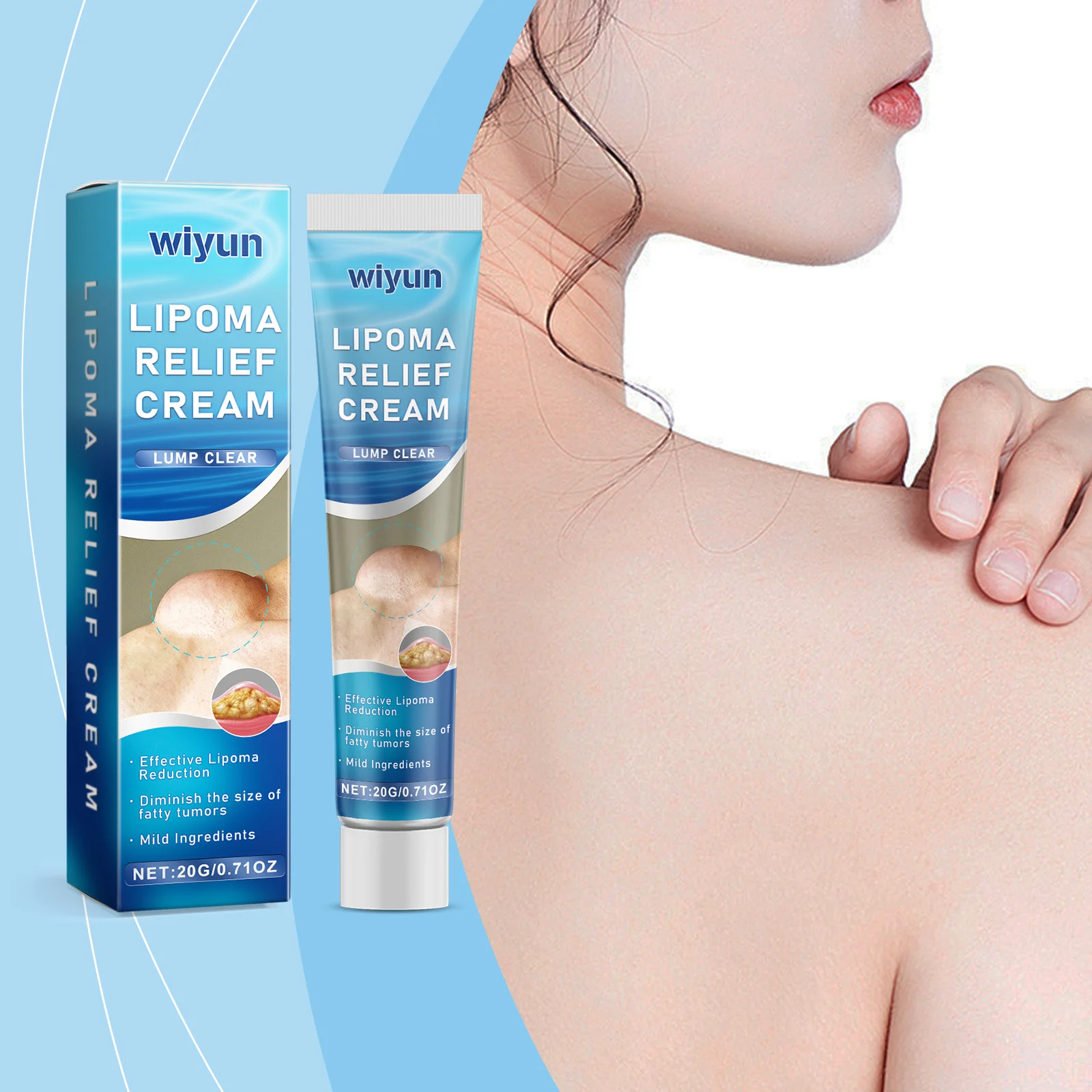 Wiyun Smooth Body Cream Nourishes, Gently Cleanses, Moisturizes and Softens the Skin, Repairs and Conditions the Skin