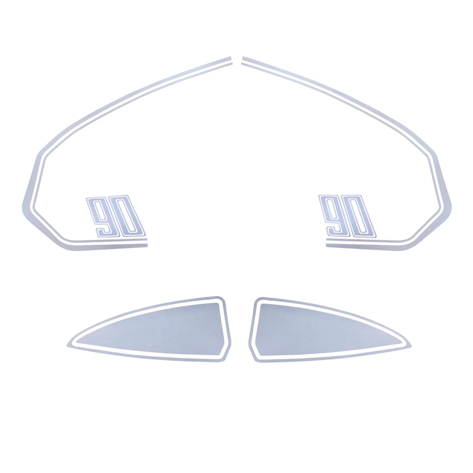 Pop For BMW RnineT /RnineT Pure /RnineT Racer/Scrambler/Urban G/S Motorcycle Tank Side Rear Pillion Seat Cowl Hump Box Stickers