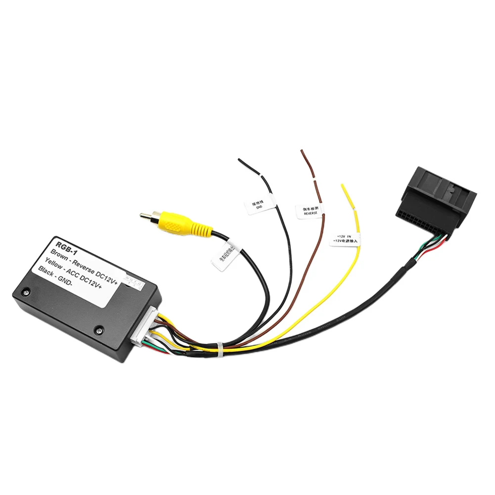 12V Backup Camera Converter RGB Naar AV Parking Camera Decoder Reverse Camera Interface voor Volkswagen RCD510 RNS510 RNS315