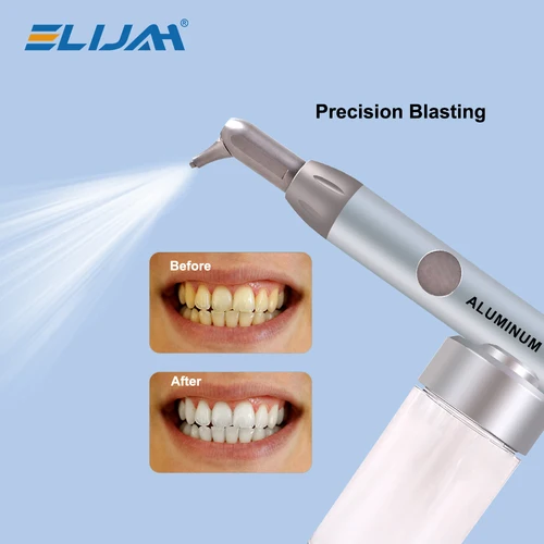 Imagen 2 del producto Microblaster Dental de óxido de aluminio con interfaz de pulverización de agua, micrograbador, pistola de alúmina para chorro de arena, herramientas pulidoras de abrasión de aire