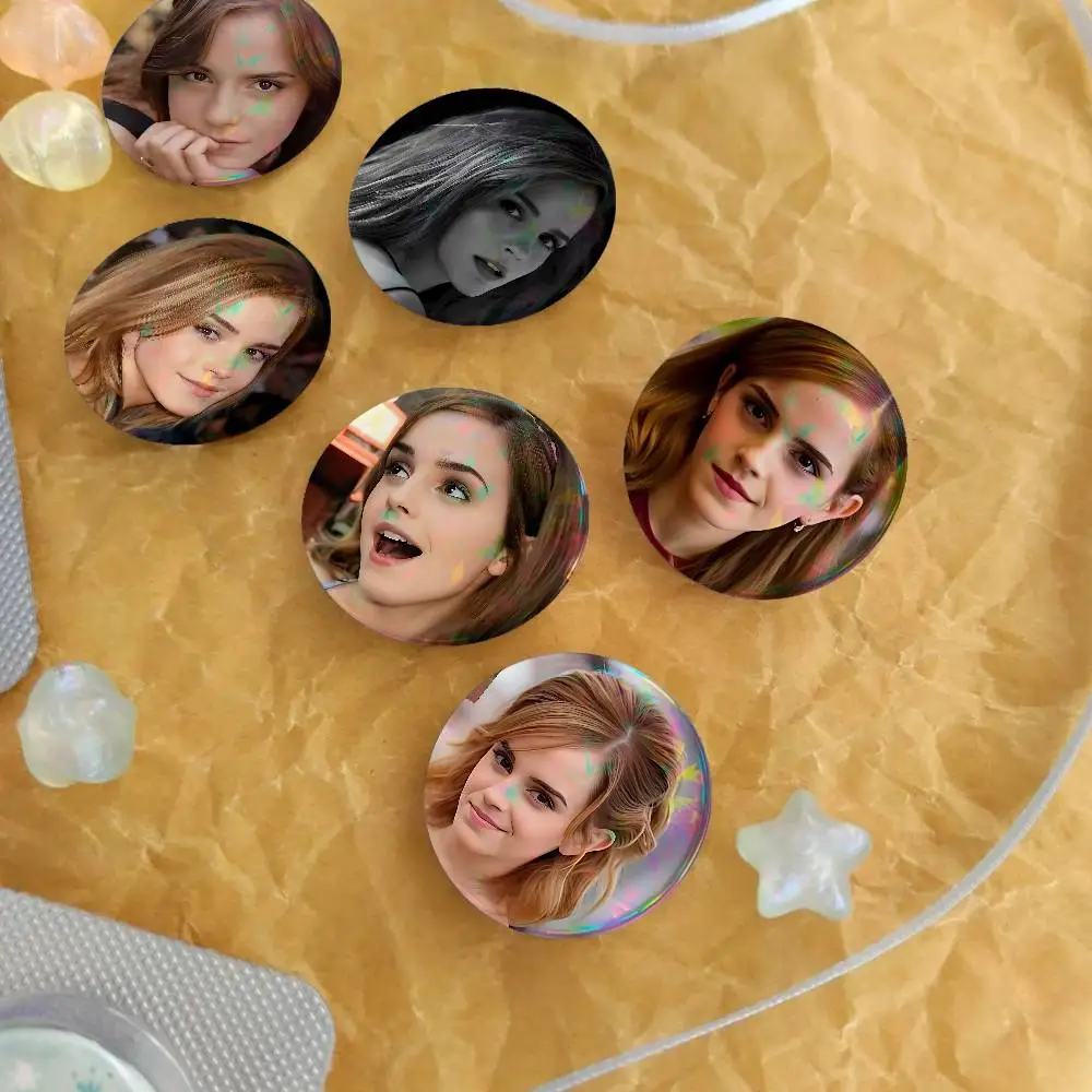 Actor E-Emma Watson For Badge Custom Cartoon Lapel Pin Metal Brooch Badges For Backpack Clothing Decoration