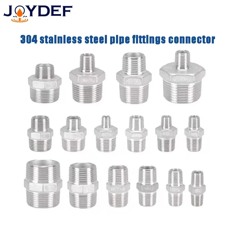 

1/8 to 1" 304 stainless steel tube quick fitting Hexagonal fitting external thread water oil and gas fitting external thread