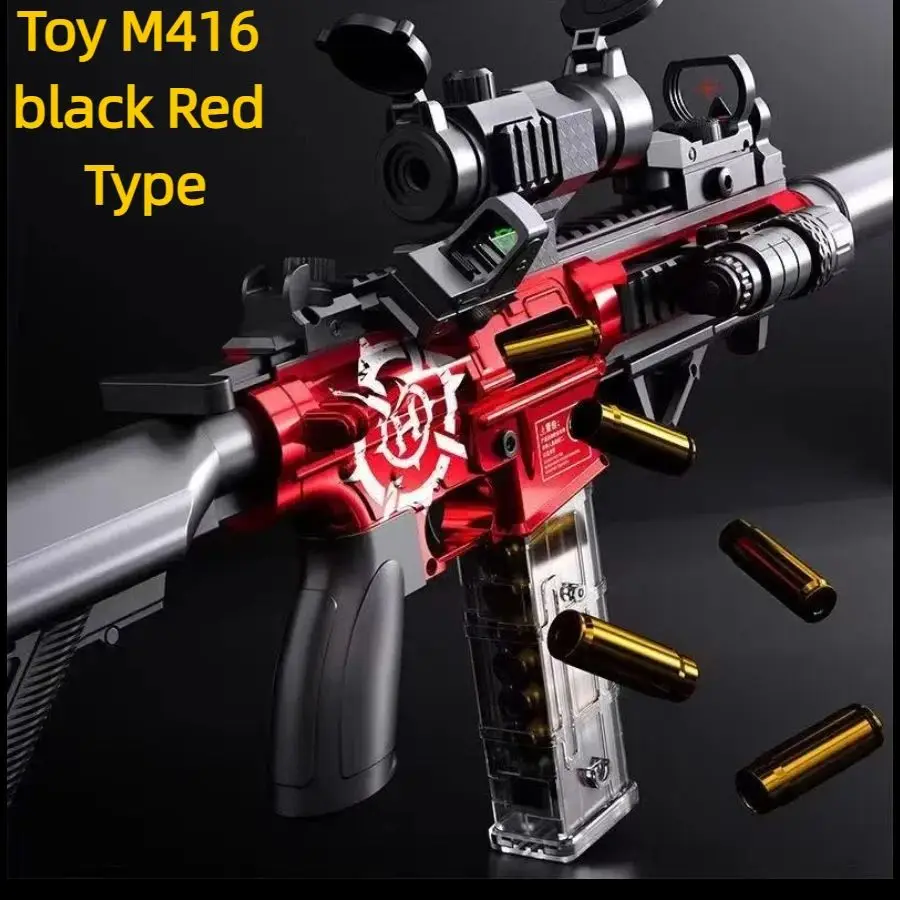 

MGP M416 Rifle Toy Gun Airsoft Weapons Pneumatic Toy Soft Bullet Shell Ejecting Electric Manual Double Clips Adult Boy Gifts