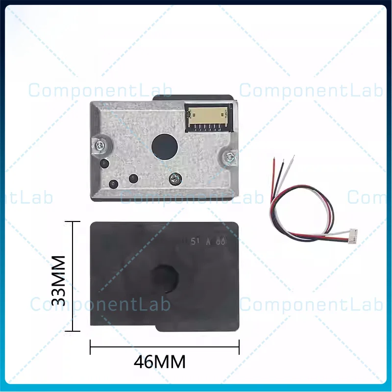 Second-Generation Upgraded Version GP2Y1051AU0F PM2.5 Dust Sensor 0 Peripheral Circuit 5V Serial Port