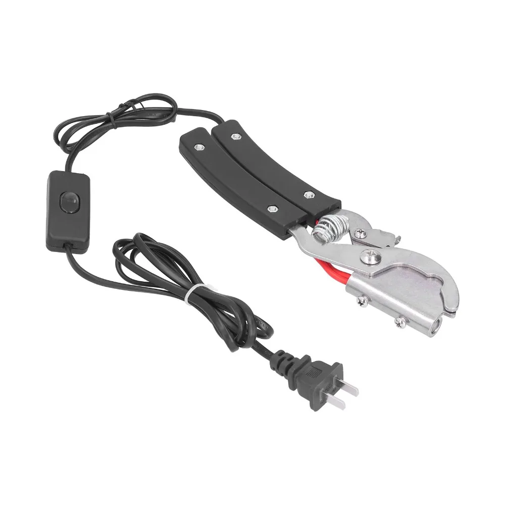 Stainless Steel Electric Heating Plier Heating Components Rubber Grip Stainless Steel Hand Tool Spring Internal Layout