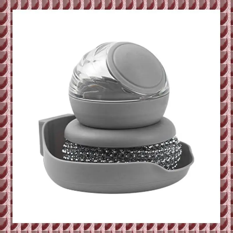 

A95G Kitchen Wash Pot Dish Brush Washing Utensils With Automatic Soap Liquid Dispenser Household Cleaning Accessories