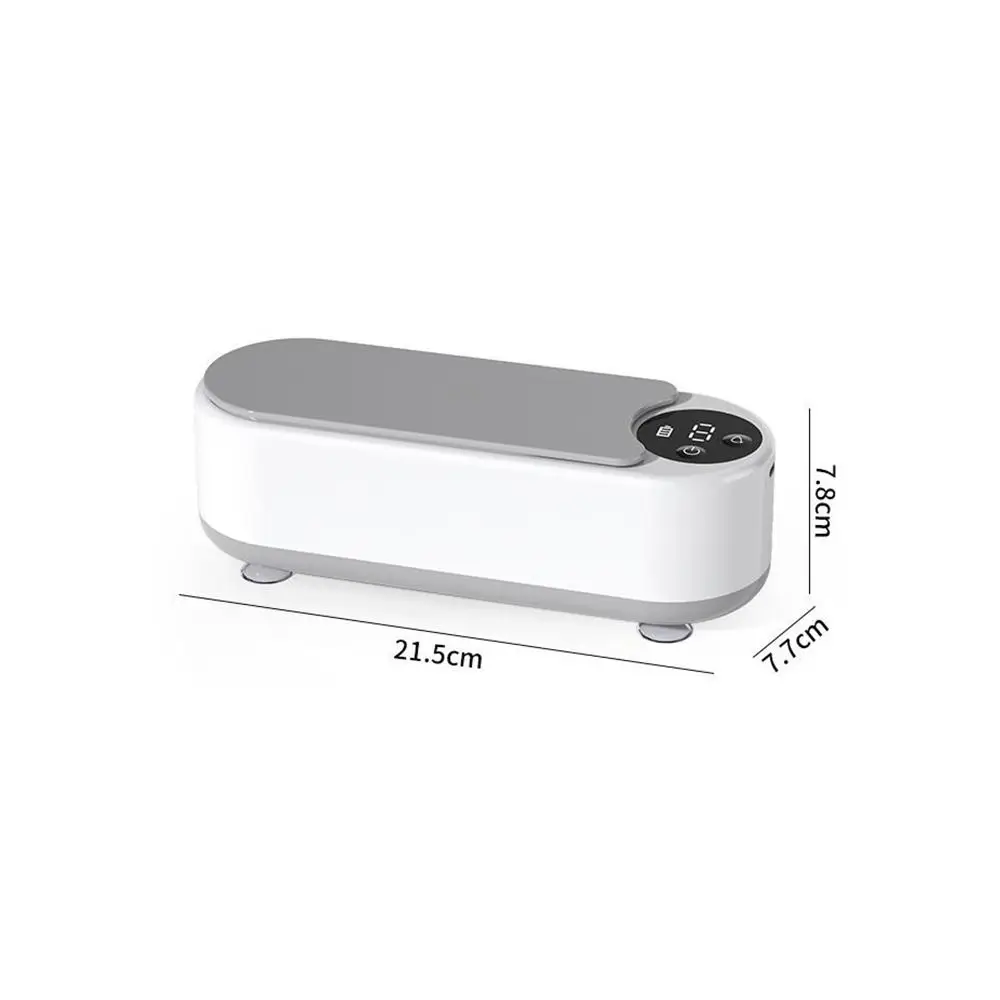 Portable Ultrasonic Glasses Cleaner USB Rechargeable Ultrasound Vibration High-Frequency Cleaner Wireless Control