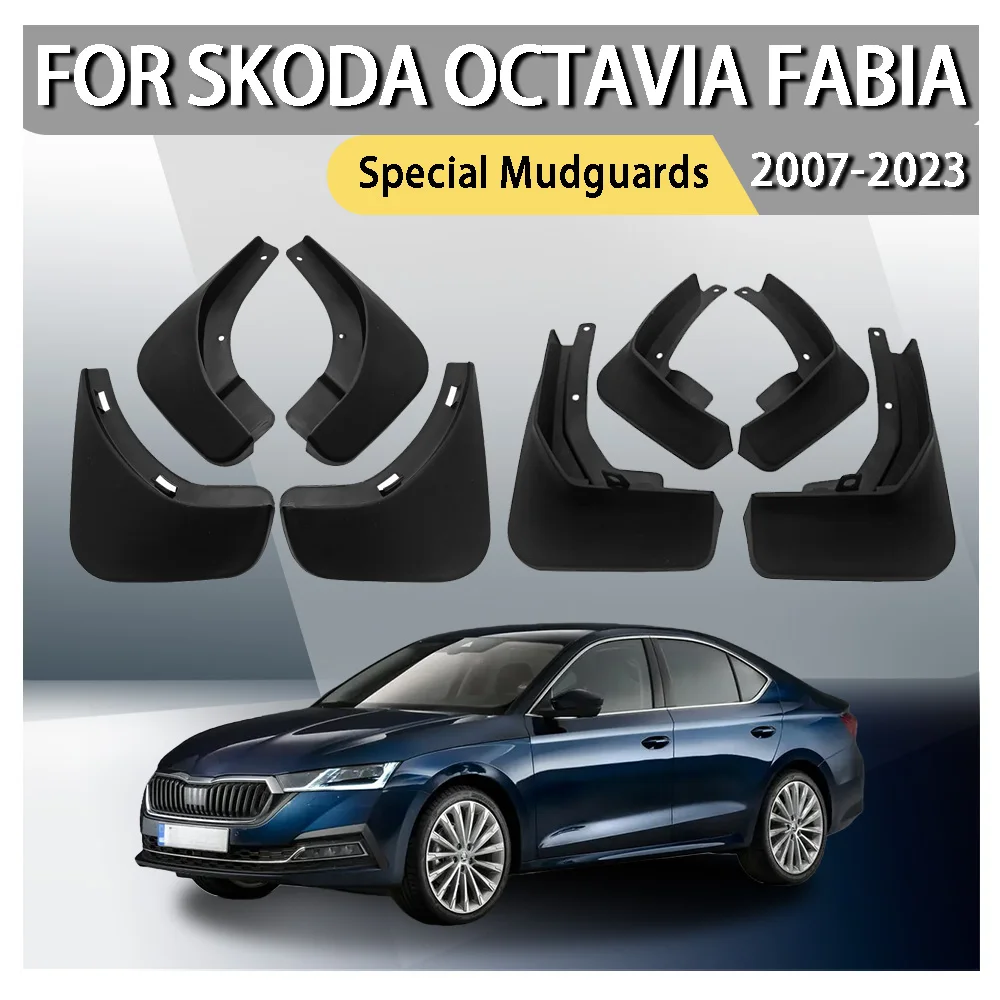 

ABS Cars Accessories Special Mudguards For Skoda Octavia Fabia 2007 2008 2009 2010 2011 2012 2013 2014 2015 2016 2007-2023