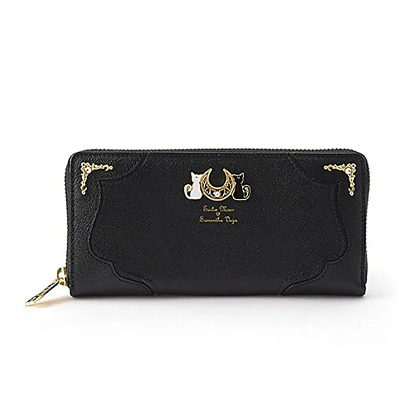 Sailor Tsukino Cosplay PU Leather Long Wallet Women Girls Wallet Japanese Fashion Lady Zipper Purse Handbag Clutch Gifts