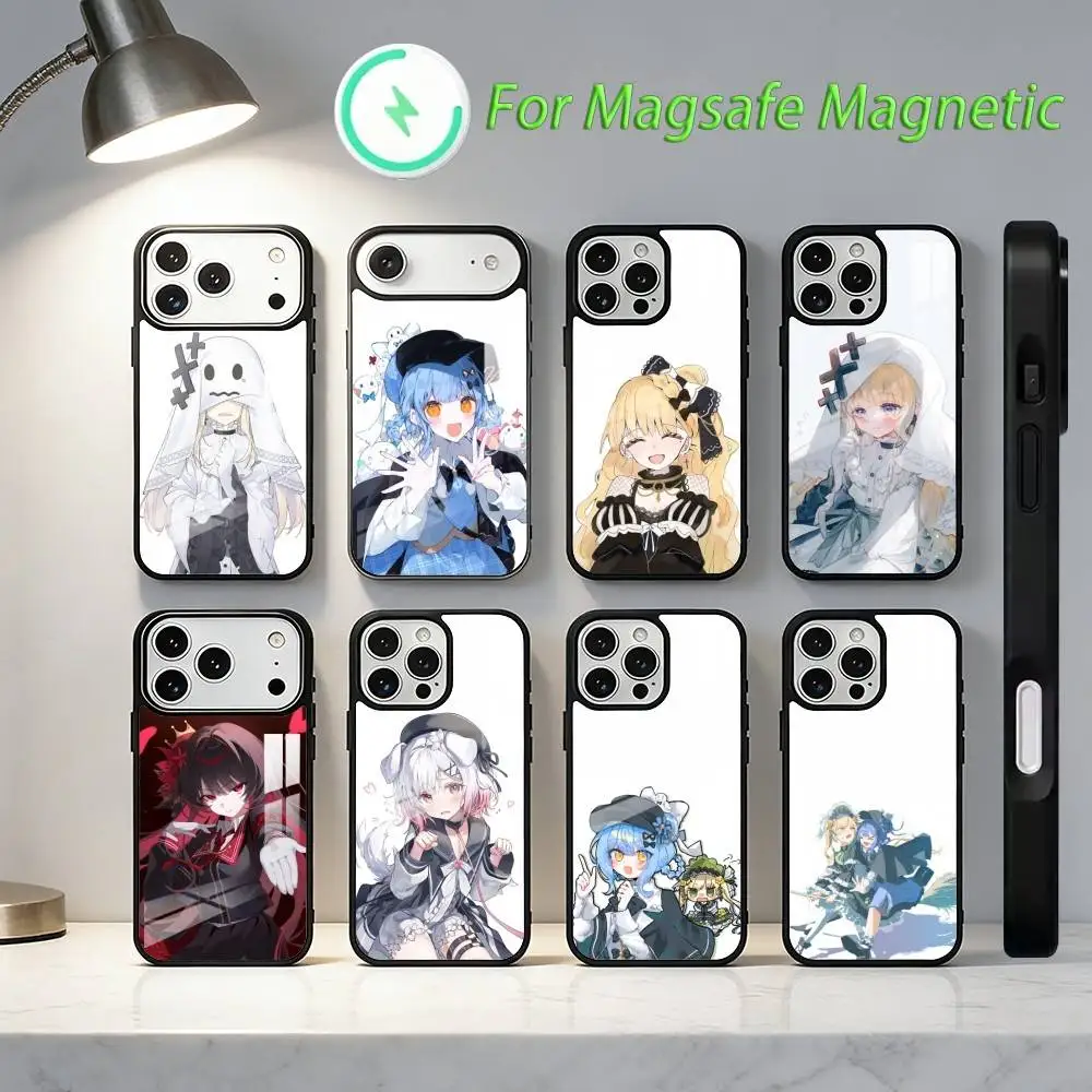 

Чехол для телефона Magical G-Girl Witch T-Trials для iPhone 17,16,15,14,13,12,11, Plus, Pro, Max, чехол для беспроводной зарядки Magsafe