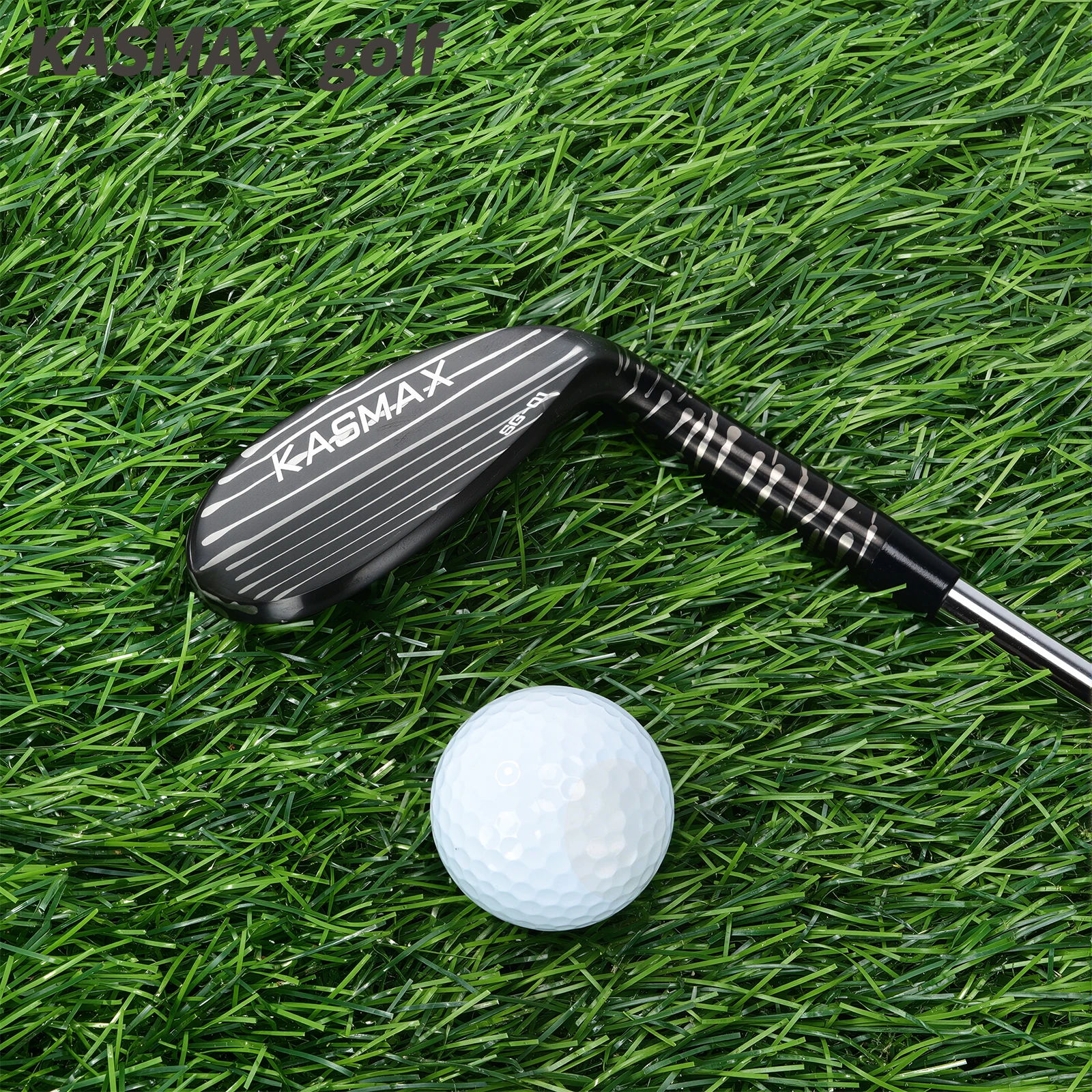 

Kasmax Golf Club Sg-01 Wedge Equipped with Grip, Angle 48 ° -60 ° 115g Stiff Flex Hard Shaft with Milled Face Striking Surface, Rh Right-Handed Sand Wedge.